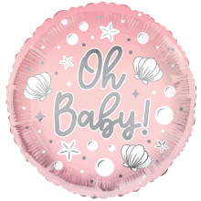 بالون اوه بيبي بنت 18 إنش بالون اوه بيبي بنت 18 إنش