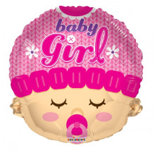 18 inch BABY GIRL HEAD SHAPE