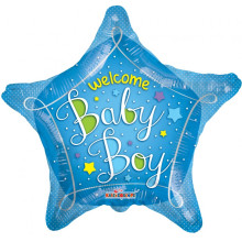 18 inch WELCOME BABY BLUE STAR 18 inch WELCOME BABY BLUE STAR