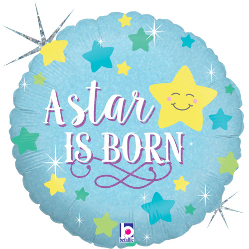 18 inch A Star Is Born Boy balloon 18 inch A Star Is Born Boy balloon