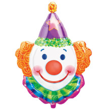 33 inch Circus Clown “Juggles” Foil balloon