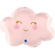 30 inch Cloud Satin Pastel Pink Foil balloon