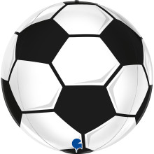 15 inch Globe Soccer Ball 4D Foil balloon