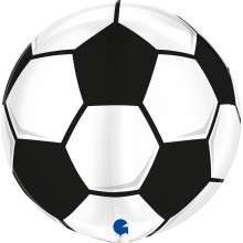 15 inch Globe Soccer Ball 4D Foil balloon