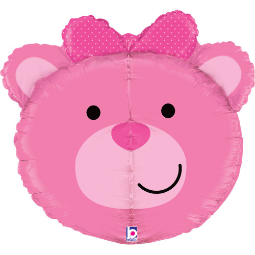 27 inch Dimensionals Baby Girl Bear balloon 27 inch Dimensionals Baby Girl Bear balloon