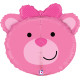 27 inch Dimensionals Baby Girl Bear balloon 27 inch Dimensionals Baby Girl Bear balloon