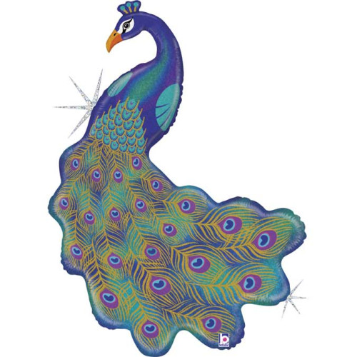 42 inch Glitter Peacock Foil balloon 42 inch Glitter Peacock Foil balloon