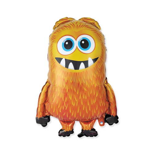 24 inch Monster Orange balloon