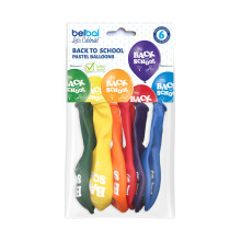 10 inch Back to School balloon 6 pcs