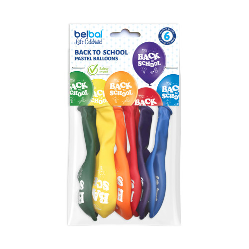 بالون العودة للمدارس 10 إنش (6 حبات) بالون العودة للمدارس 10 إنش (6 حبات)