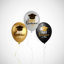 grad balloon silver,black,gold pearl 12 inch 50 count grad balloon silver,black,gold pearl 12 inch 50 count