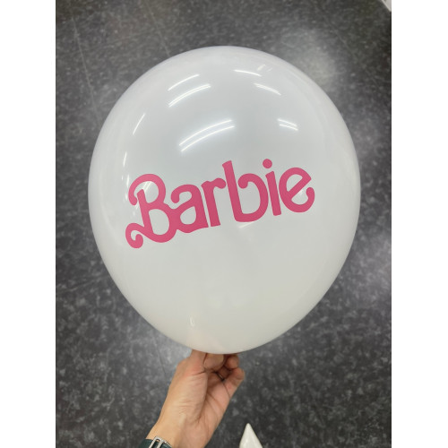 12 inch Barbie Printed Balloons 25 count
