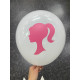 12 inch Barbie Printed Balloons 25 count