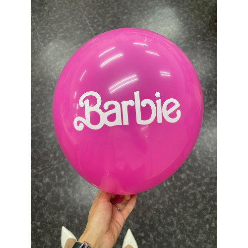 12 inch Barbie Printed Balloons 25 count