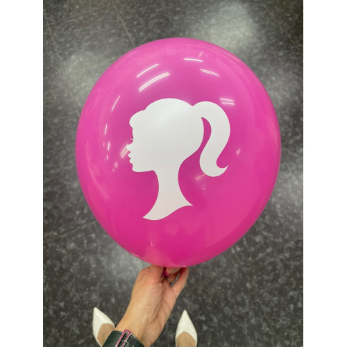 12 inch Barbie Printed Balloons 25 count
