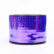 شريط بالون ريبون هولوقرافيك ازرق لماع 250 ياردة