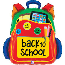 25 inch Back To School Backpack balloon