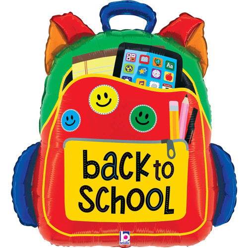 25 inch Back To School Backpack balloon
