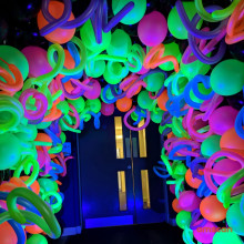 12 inch Neon Assortment Latex Balloons (50pcs)