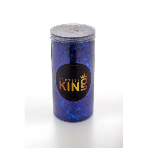 كونفتي بالون مشرشر أزرق علبة 250 جرام كونفتي بالون مشرشر أزرق علبة 250 جرام