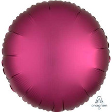 18 inch Satin Luxe™ Pomegranate Circle s Foil balloon