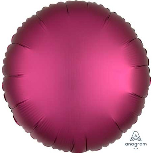 18 inch Satin Luxe™ Pomegranate Circle s Foil balloon