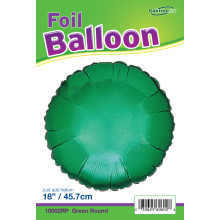 18 inch Round Green Foil Balloons