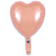 9 inch Rose Gold Heart Packaged x 5pcs foil balloon 9 inch Rose Gold Heart Packaged x 5pcs foil balloon