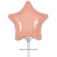 9 inch Rose Gold Star Packaged x 5pcs foil balloon 9 inch Rose Gold Star Packaged x 5pcs foil balloon