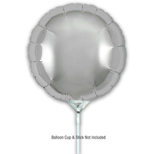 بالون فضي دايري 9 إنش 5 حبات بالون فضي دايري 9 إنش 5 حبات