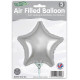 9 inch Silver Star Packaged x 5pcs foil balloon 9 inch Silver Star Packaged x 5pcs foil balloon