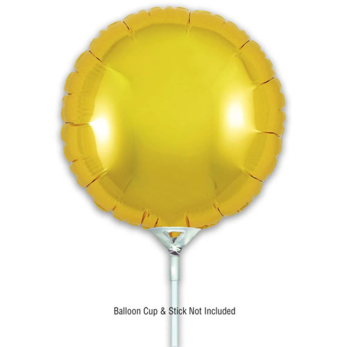 بالون ذهبي دايري 9 إنش 5 حبات