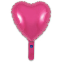 9 inch Pink Heart Packaged x 5pcs foil balloon 9 inch Pink Heart Packaged x 5pcs foil balloon