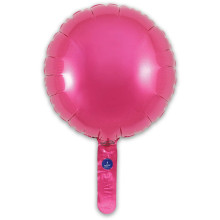 9 inch Pink Round Packaged x 5pcs foil balloon 9 inch Pink Round Packaged x 5pcs foil balloon