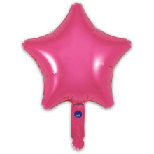 9 inch Pink Star Packaged x 5pcs foil balloon 9 inch Pink Star Packaged x 5pcs foil balloon