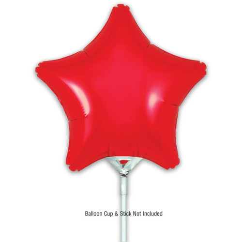بالون احمر نجمة 9 إنش 5 حبات
