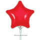 بالون احمر نجمة 9 إنش 5 حبات