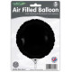 بالون اسود دايري 9 إنش 5 حبات