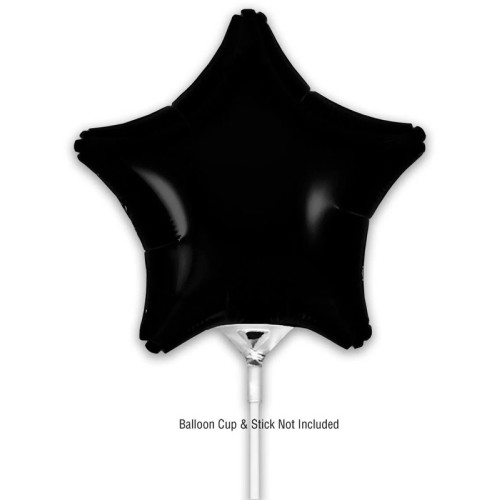 بالون اسود نجمة 9 إنش 5 حبات