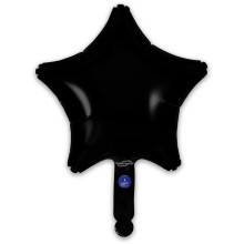 بالون اسود نجمة 9 إنش 5 حبات