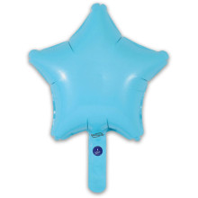 9 inch Matte Blue Star Packaged x 5pcs foil balloon 9 inch Matte Blue Star Packaged x 5pcs foil balloon