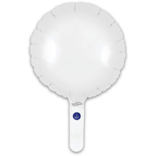 بالون ابيض مطفي دايري 9 إنش 5 حبات