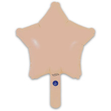 9 inch Matte Nude Star Packaged x 5pcs foil balloon 9 inch Matte Nude Star Packaged x 5pcs foil balloon