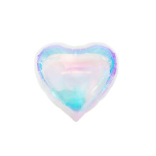 9 INCH HEART SHAPE Iridescent Balloon (NON PACKAGED)
