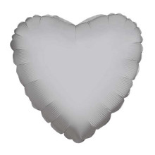 18 inch Silver HEART Foil Balloons