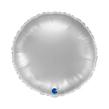 18 inch Round Silver Foil balloon