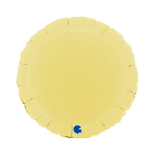 بالون دايري باستل اصفر 18 إنش