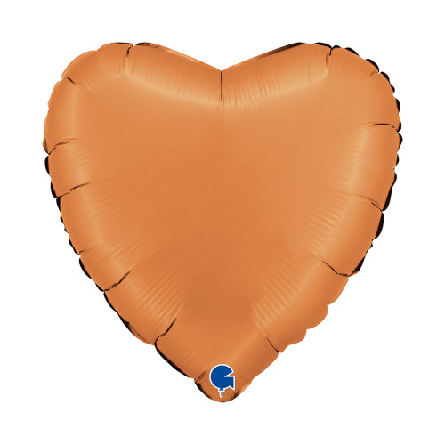 18 inch Heart Satin Caramel Foil balloon 18 inch Heart Satin Caramel Foil balloon