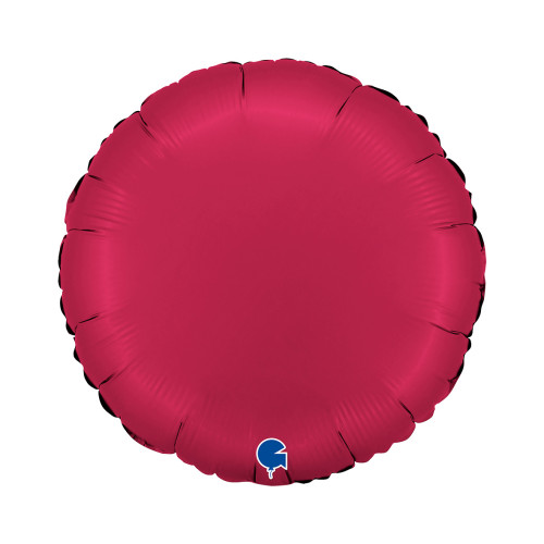 18 inch Round Satin Cherry Foil Balloons 18 inch Round Satin Cherry Foil Balloons