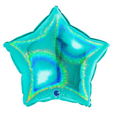 18 inch Star Glitter Holographic Tiffany Foil Balloons